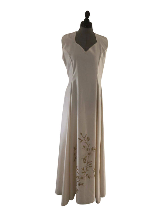 Abendkleid Fleur Beige