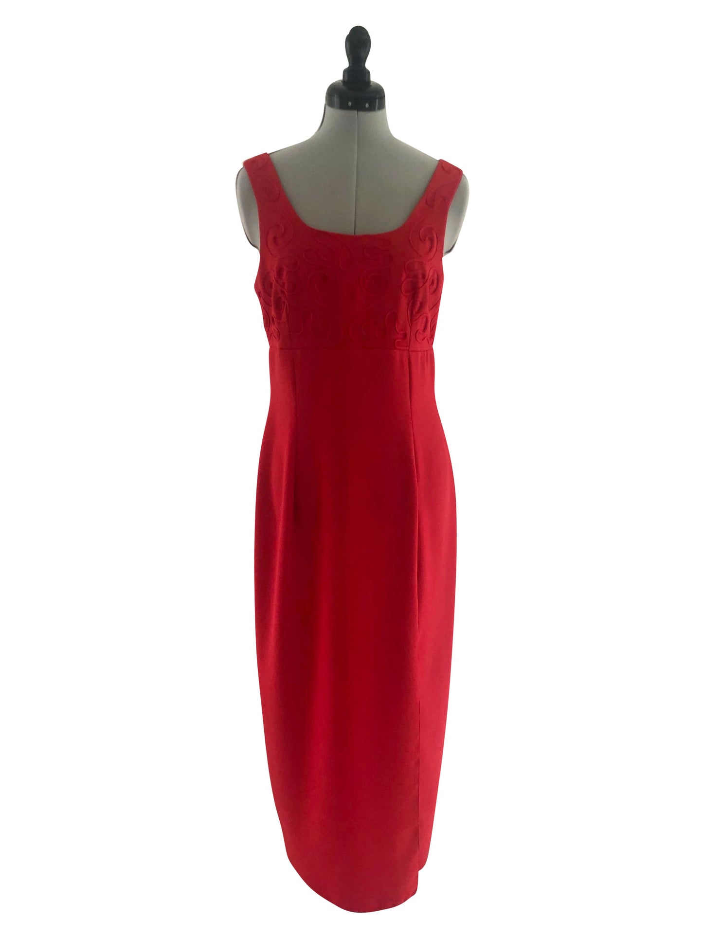 Abendkleid Red Wave